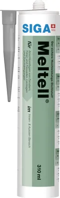 Produktbild von Siga Hochleistungsdichtstoff Meltell Kartusche 310 ml betongrau