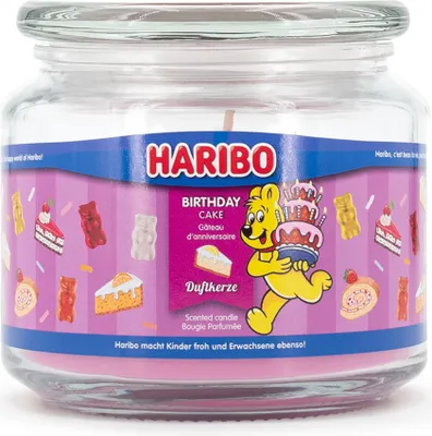 Zdjęcie produktu dla Balthasar Haribo Birthday Cake, Okrągły, Wielobarwny, 50 h, 1 szt.
