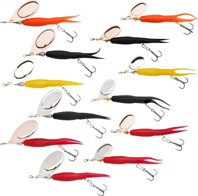 Produktbild von Abu Garcia Salmon Seeker - Spinner, Länge / Gewicht:13cm / 24g, Farbe:Black / Copper