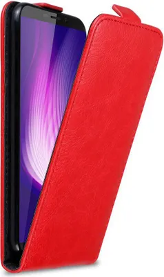 Obrázek produktu pro Cadorabo pouzdro pro Cubot NOVA Protective Cover in Red Flip Case Obal na mobilní telefon