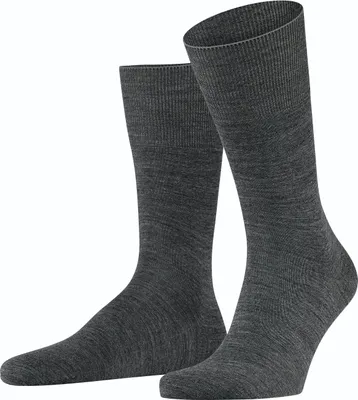 Zdjęcie produktu dla FALKE Airport merino skarpety męskie ciemnoszare 41-42
