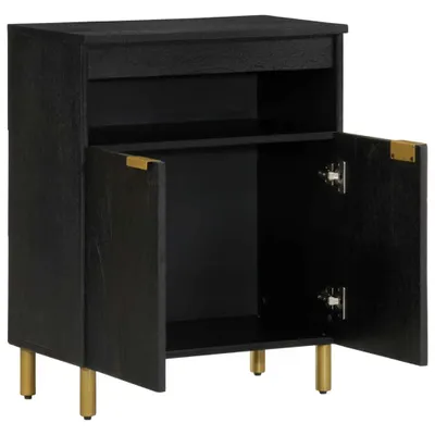 Immagine prodotto di Credenza Nera 60x33x75 cm in Legno Multistrato