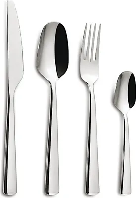 Immagine prodotto di Comas Besteck-Set Munich 24-tlg., Tafelbesteck, Edelstahl 18/10, Silberfarben, 6523