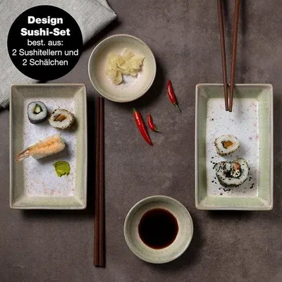 Obrázok produktu pre Sada na servírovanie sushi z dreva