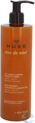 Produktbild von Nuxe Rêve de Miel Face and Body Cleansing Gel 400 ml