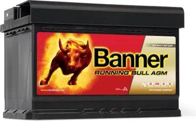 Produktbild von Banner Running Bull Autobatterie 12V 70Ah 57001 AGM