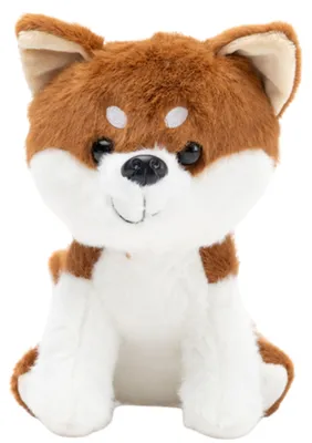 Produktbild von Lean Plüsch Maskottchen Umarmungen Kleiner Hund Shiba Inu Weiß Braun 20Cm