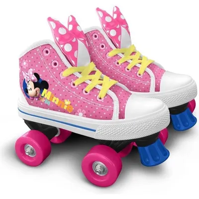 Produktbild von Rollschuhe Minnie Mouse Mädchen rosa/weiß Größe 29