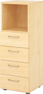 Produktbild von bümö smart Schubladen Kombi - 4 Schübe - Nachbildung Ahorn