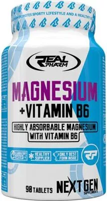 Produktbild von Real Pharm Magnesium Magnesium + Vitamin B6 90 Tabletten