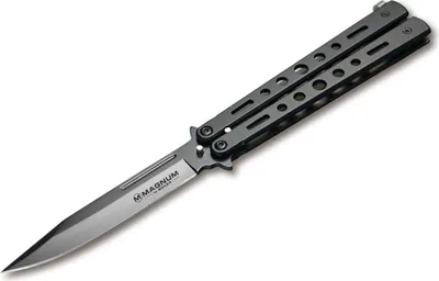 Productafbeelding van Magnum Balisong mes, volledig zwart