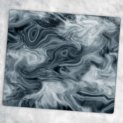 Produktbild von Glas-Herdabdeckplatten Glaskeramikkochfeld-Abdeckung Spritzschutz Glas 60 cm x 52 cm - Marmor