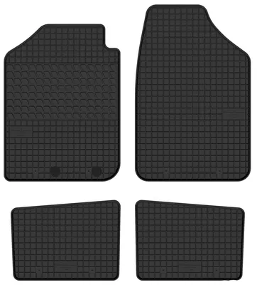Imagen del producto de Alfombrillas de goma para Dacia Spring desde 2021 (hatchback) – juego de 4 piezas, negras, a medida
