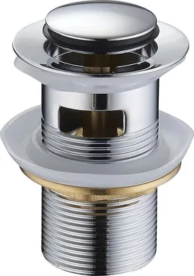 Immagine prodotto di Mexen tappo clic-clac piccolo rotondo con troppopieno, cromo - 79925-00