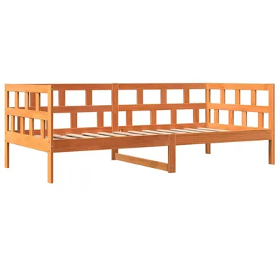 Produktbild von Tagesbett ohne Matratze Wachsbraun 80x200 cm Massivholz Kiefer