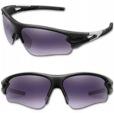 Produktbild von EdiBazzar Polarisierende Sportsonnenbrille Schwarz UV400