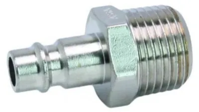 Immagine prodotto di Innesto attacco rapido per aria compressa, raccordo tubo compressore 1/4 con filetto esterno