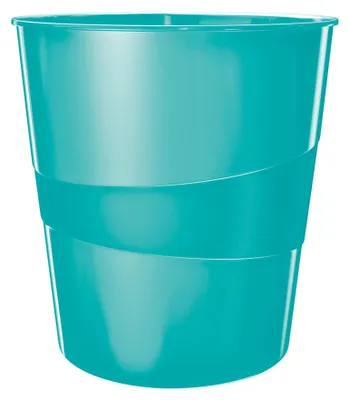 Produktbild von LEITZ Papierkorb WOW aus Kunststoff 15 Liter eisblau