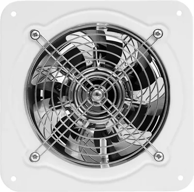 Produktbild von Abluftventilator - Wandmontage - 15 cm - Hochgeschwindigkeit - Leise - 40 W - 2600 U/min - 220 V - Weiß