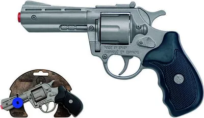 Produktbild von Polizeirevolver Metall silber Metall 8 Schuss