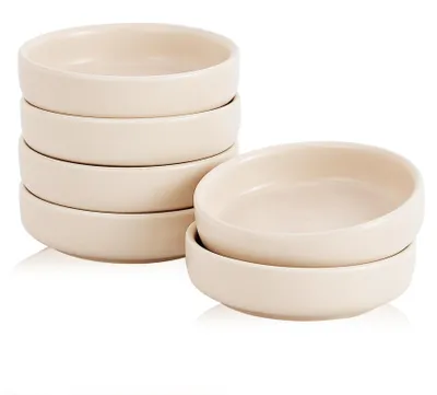 Productafbeelding van Keramische sojasoosschaal, 9 cm dipping-schalen, set van 6