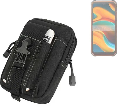 Produktbild von K-S-Trade Gürtel Tasche kompatibel mit Blackview BV4800 Pro Gürteltasche Holster Schutz Hülle Handy Hülle Smartphone outdoor Handy-Hülle schwarz