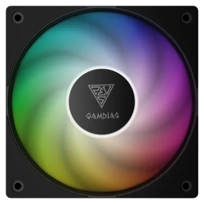 Image de Ventilateur de boîtier Gamdias NOTUS M1-1201 ARGB, 120 mm, PWM 1600,au détail