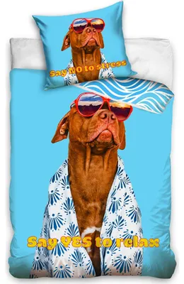 Produktbild von Baumwolle Pittbul Aloha Hundebettwäsche