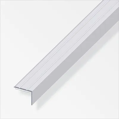 Produktbild von alfer Winkel-Abschluss-Profil 1 m, 25 x 18 mm Aluminium eloxiert silber