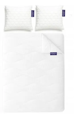 Produktbild von Koney Ganzjahresdecke 160x200 2 Kissen 70x80 Antiallergisch