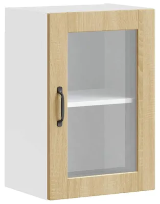 Immagine prodotto di vidaXL Pensile da cucina con anta in vetro Porto Sonoma rovere