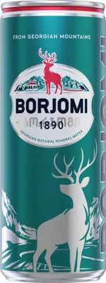 Obrázek produktu pro Borjomi přírodní minerální voda s bublinkami 330 ml