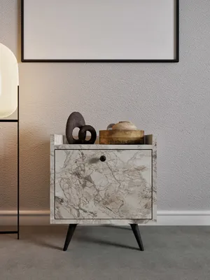 Zdjęcie produktu dla Skye Decor, Dopo - Ephesus Marble, szafki i stoliki nocne, marmur z Efezu, blat z melaminy, 180 x 53 x 35 cm