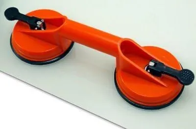 Zdjęcie produktu dla Podnośnik - Uchwyt Przyssawka Do Szyb, Podwójny 115 Mm, 60 Kg