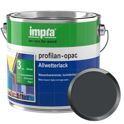 Produktbild von IMPRA Profilan Opac 2.5 Liter RAL 7016 Anthrazitgrau