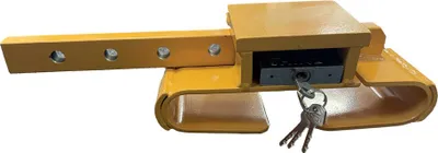 Produktbild von IWH Containerschloss 220 - 410 mm gelb aus gehärtetem Stahl