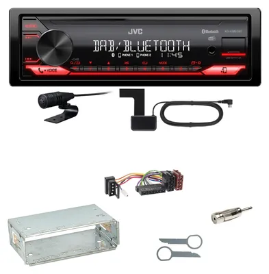Produktbild von JVC KD-X282DBT Bluetooth Digitalradio Einbauset für Mercedes E-Klasse W124