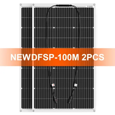 Productafbeelding van Zonnepaneel - Flexibel - 200W Set - Monokristallijn - Waterdicht
