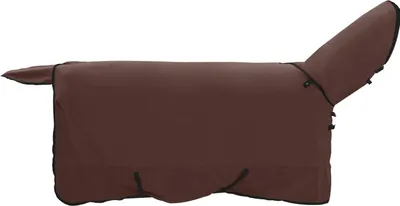 Produktbild von vidaXL Pferdedecke Volles Dunkelbraun 125 cm Polyester