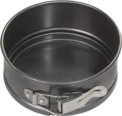 Produktbild von Famanu Springform 12 cm, Antihaftbeschichtung, Abnehmbarer Boden - Schwarz