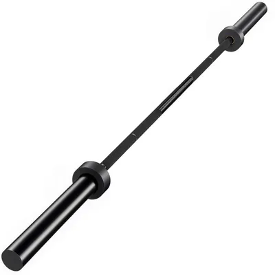Produktbild von Olympiastange 180 cm aus Stahl bis 200 kg Belastbar – Hantelstange Ø 50 mm, Langhantelstange für Kniebeugen, Bankdrücken & Kreuzheben