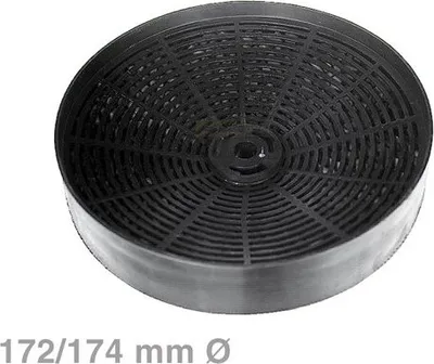 Produktbild von Europart Kohlefilter, Filter für Dunstabzugshaube 172mm wie 50250881005 für Turboair90