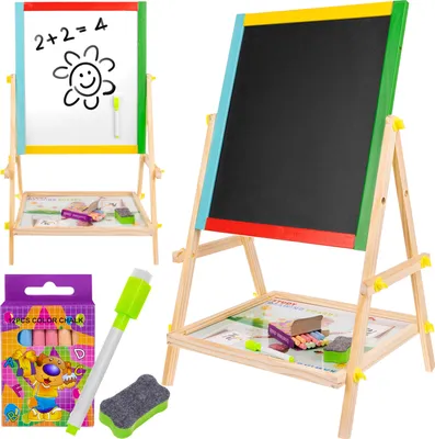 Produktbild von Kruzzel 8905 Multifunkčná obojstranná tabuľa pre deti 42 x 35 cm