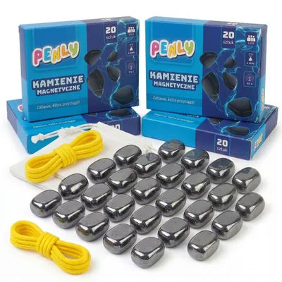 Produktbild von Magnetsteine 100 Stück Set (2 x 50) – Magnetspiel Strategiespiel für Kinder und Erwachsene ab 8 Jahren, magnetisches Schachspiel Lernspiel, KI-generiertes Bild