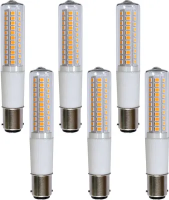 Image de 6 X LED Souce D'Éclairage Tubes T18 8W= 65W B15d Clair 840lm Blanc Chaud 360°
