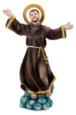 Harzfigur San Francisco Javier, handbemalt, 12 cm