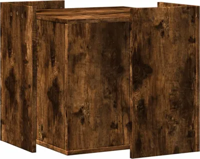 Zdjęcie produktu dla vidaXL Kuweta czarna 53x53x51 cm Materiał drewnopochodny