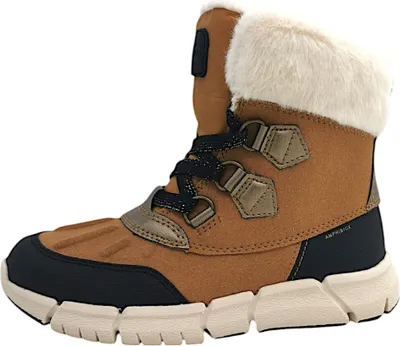 Produktbild von Geox FLEXYPER Kinderschuhe Mädchen Schnürstiefel Braun Freizeit, Schuhgröße:39 EU