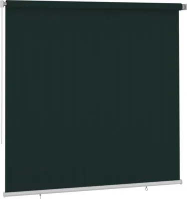 Produktbild von vidaXL Außenrollo 245 (B) x 230 (H) cm Dunkelgrün HDPE