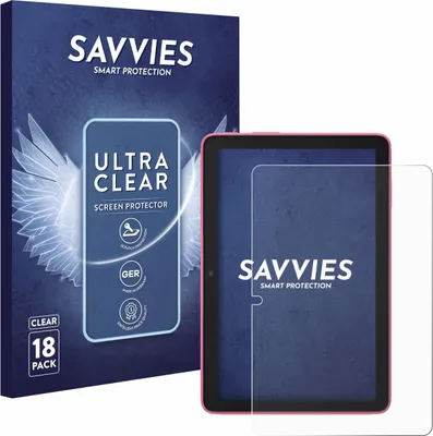 Produktbild von 18x Für Amazon Fire HD 8 2024 Schutzfolie Savvies Displayschutz Display Schutz Folie Klar Transparent